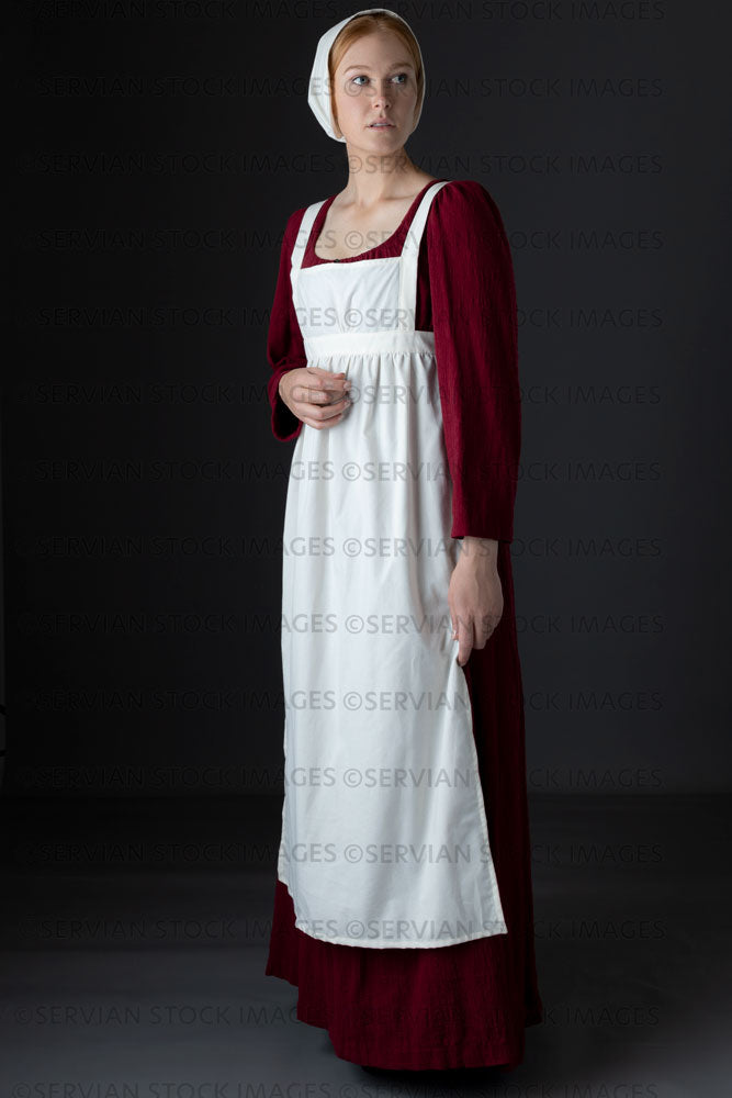 red and white apron dress Amazon.com: Antaina Red Cotton White Apron Ruffle Sweet Victorian Maid Lolita Cosplay Dress,XS : Clothing, Shoes & Jewelry