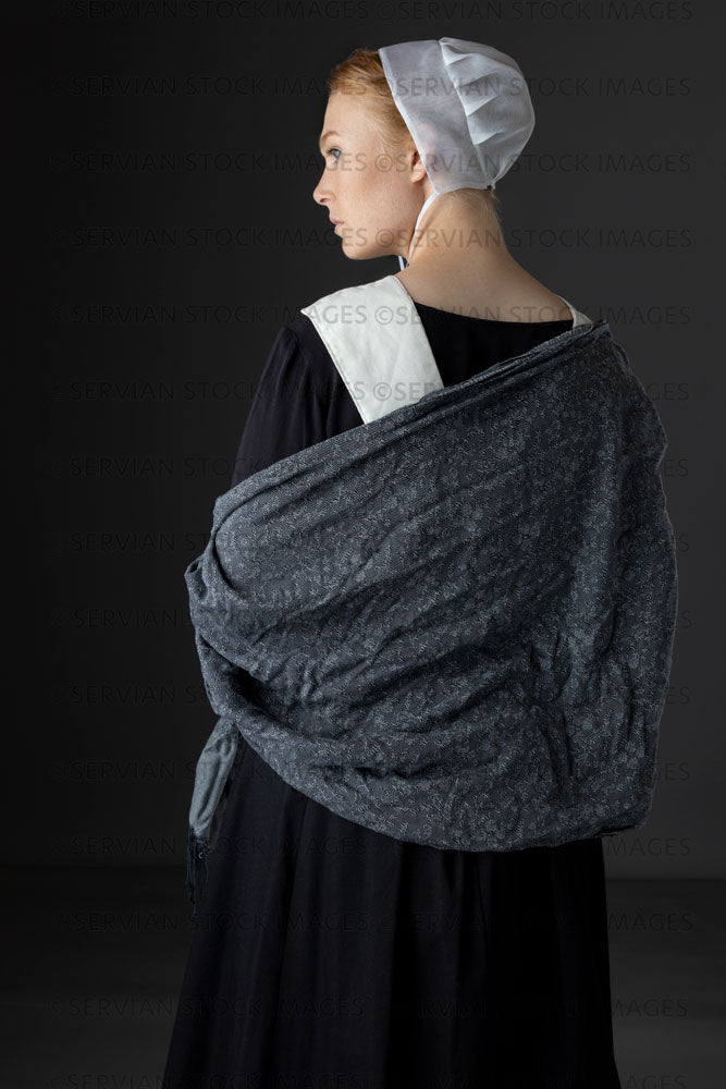 amish women black dress The Amish women in the community I came from have to wear these bonnets  anyway they go somewhere. #examishgirl #amish #amishwomen #amishbonnet  #amishdress