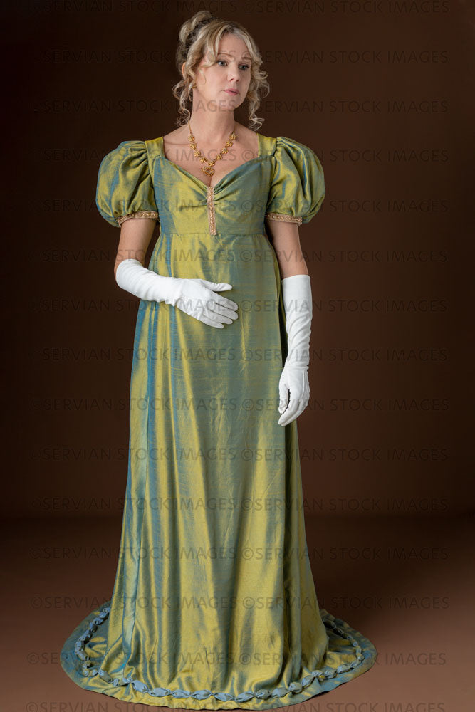 sachin and babi light blue dress Fabricating History: Regency Fashion and Politics of Style