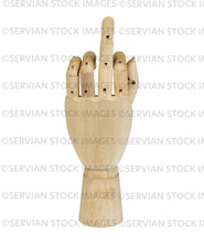Load image into Gallery viewer, PNG - Wooden artist's hand in various poses - 6 images (KATHY5363/65/67/70/74/79)