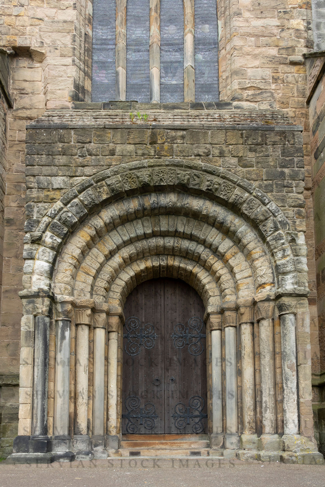 Historical building -  Abbey doorway, Scotland (Nick 0491)