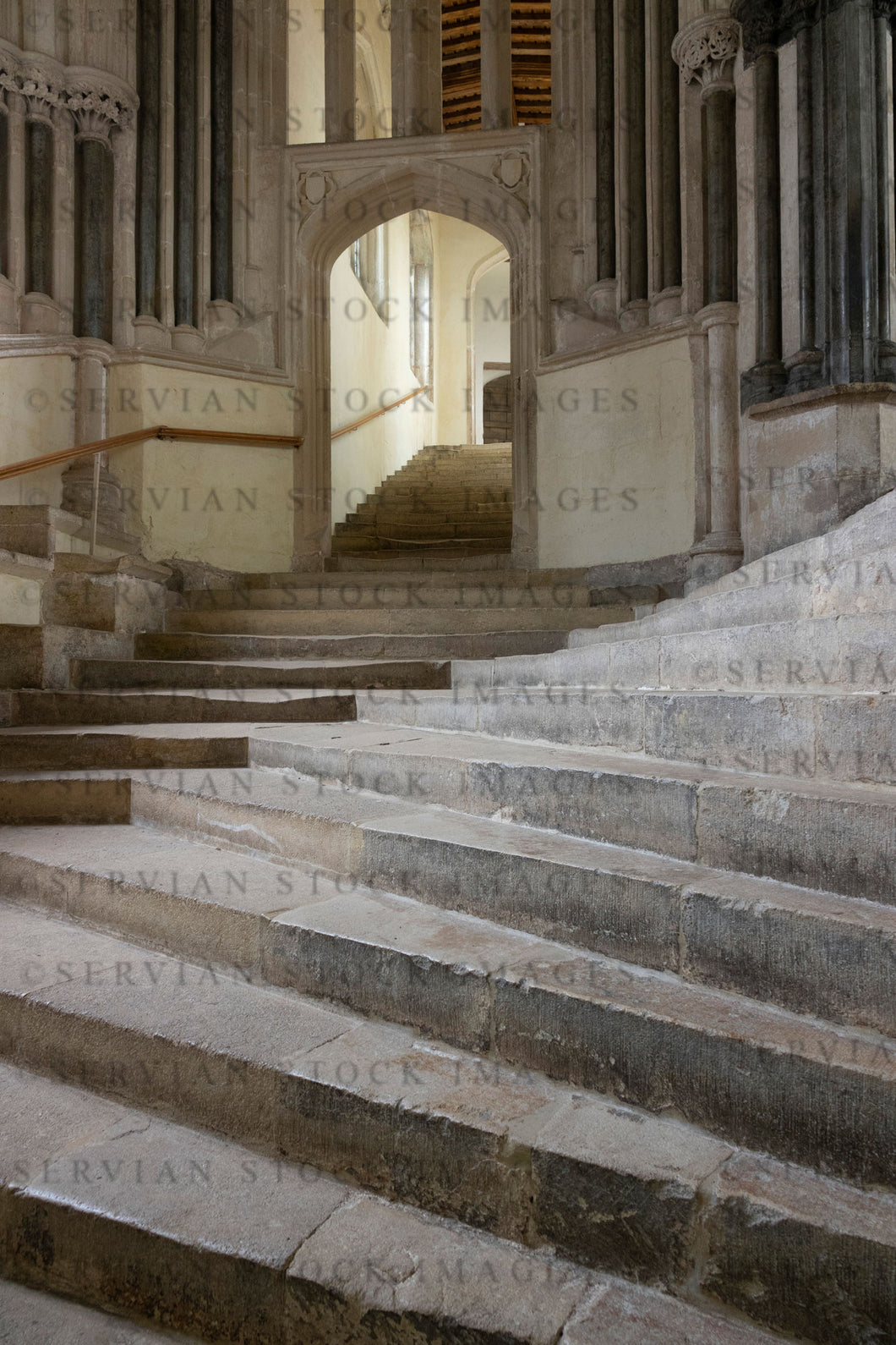 Historical building - Cathedral steps, UK (Nick 1399)