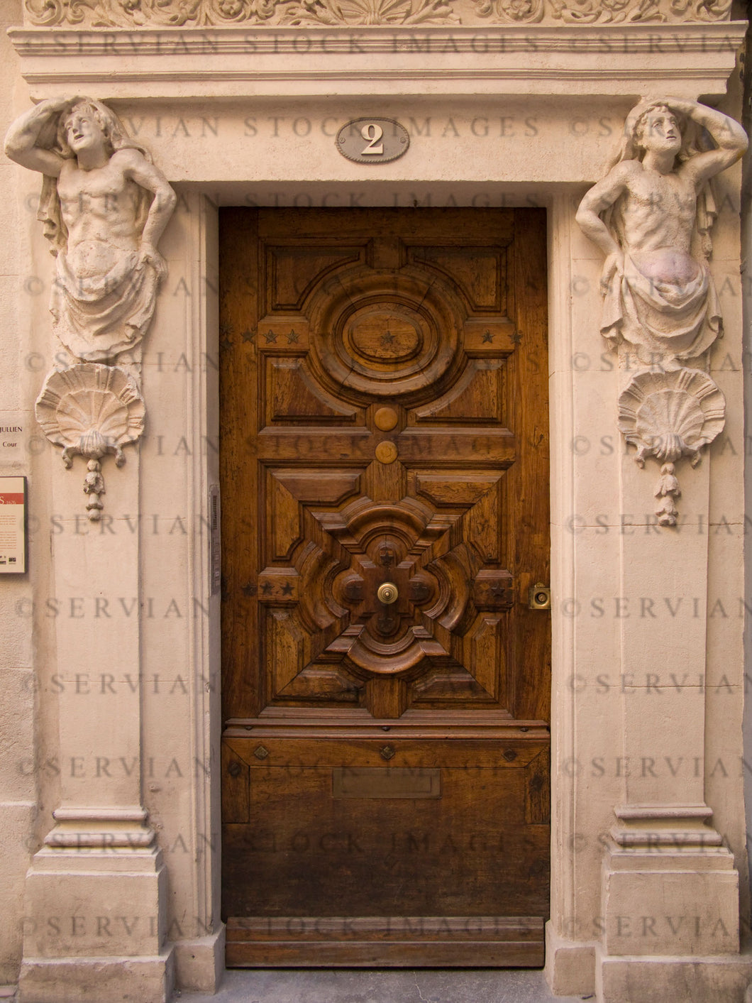 Historical building - Doorway, France (Nick 1451)