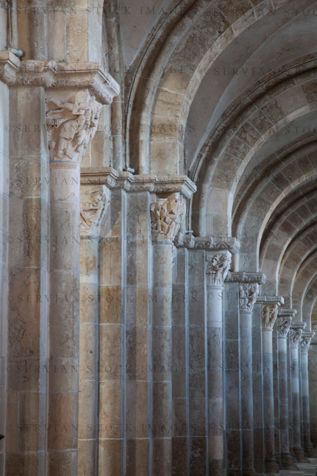 Historical building - Abbey interior, France (Nick 5932)