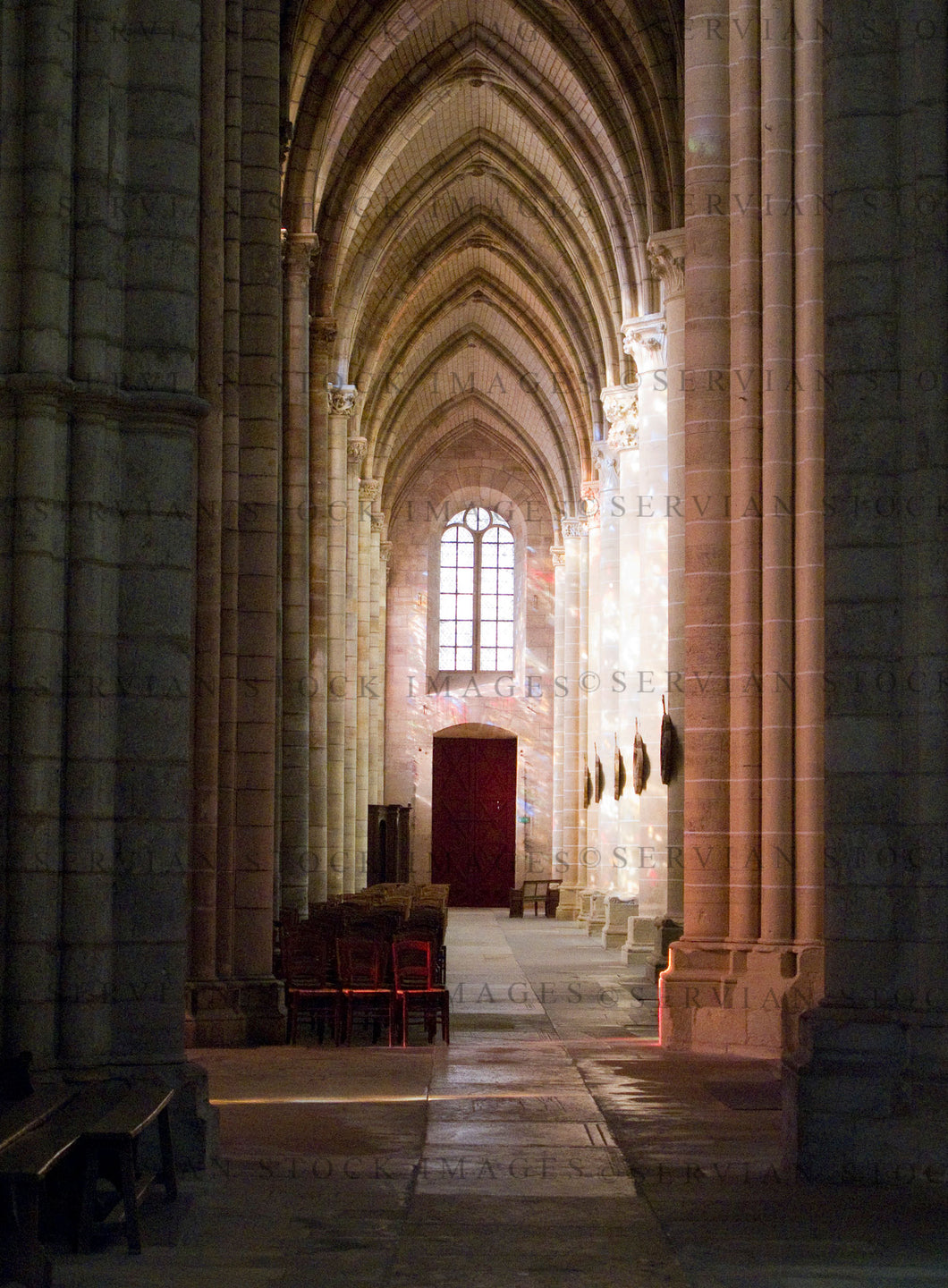 Historical building - cathedral interior, France (Nick 7017)