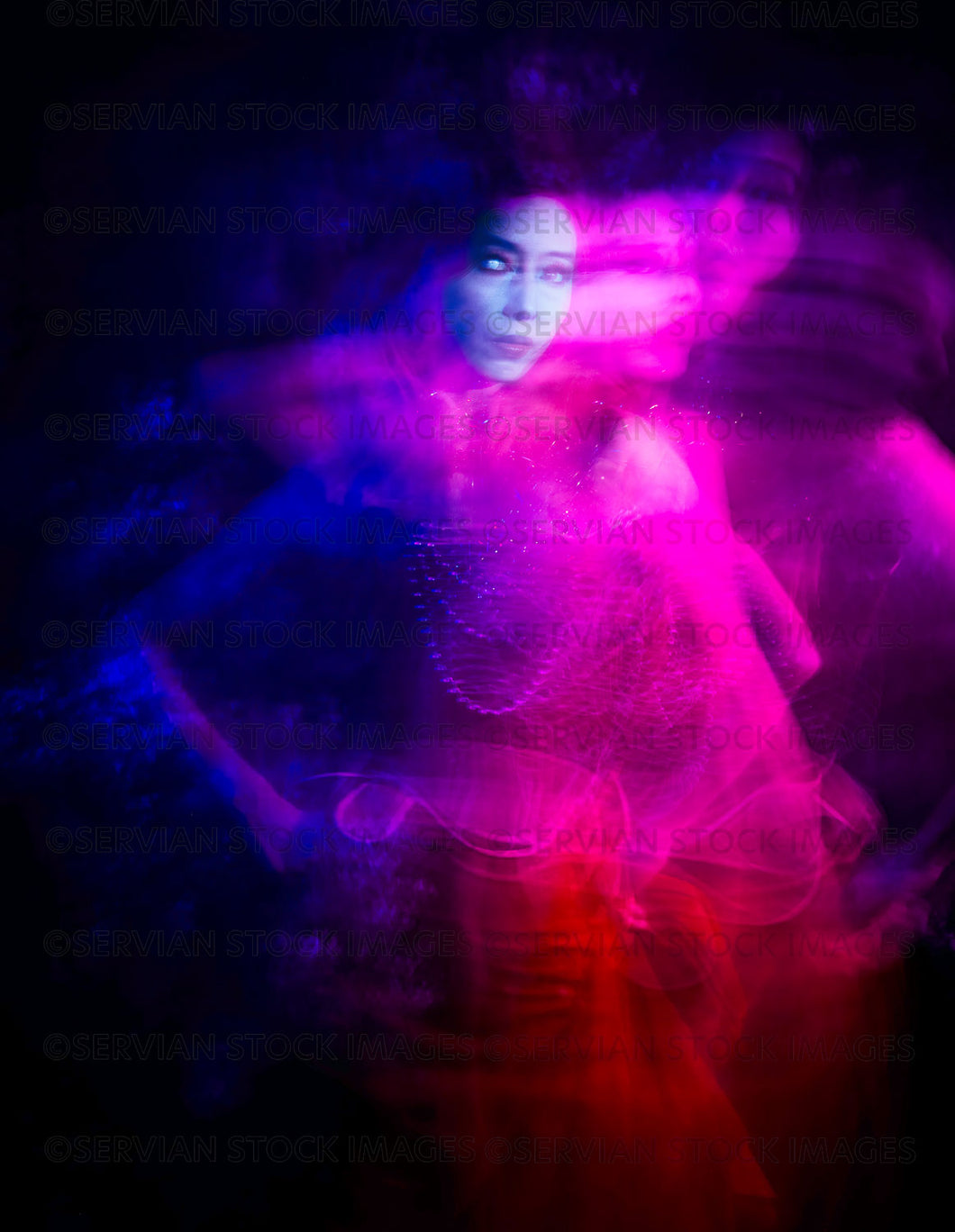 Fantasy multiple exposure of woman (Koreen0178)