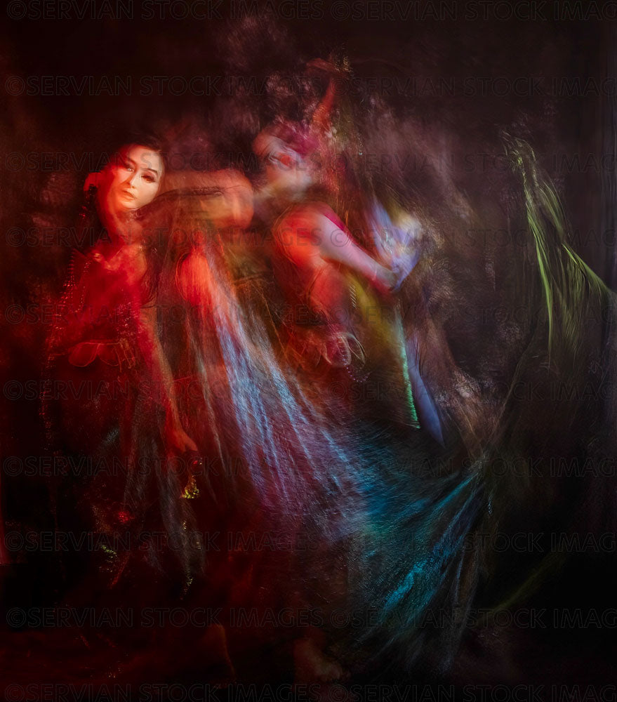 Fantasy multiple exposure of woman (Koreen0186)