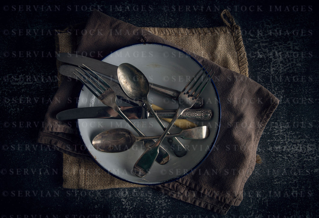 Still life -  Vintage cutlery  (KS0802)