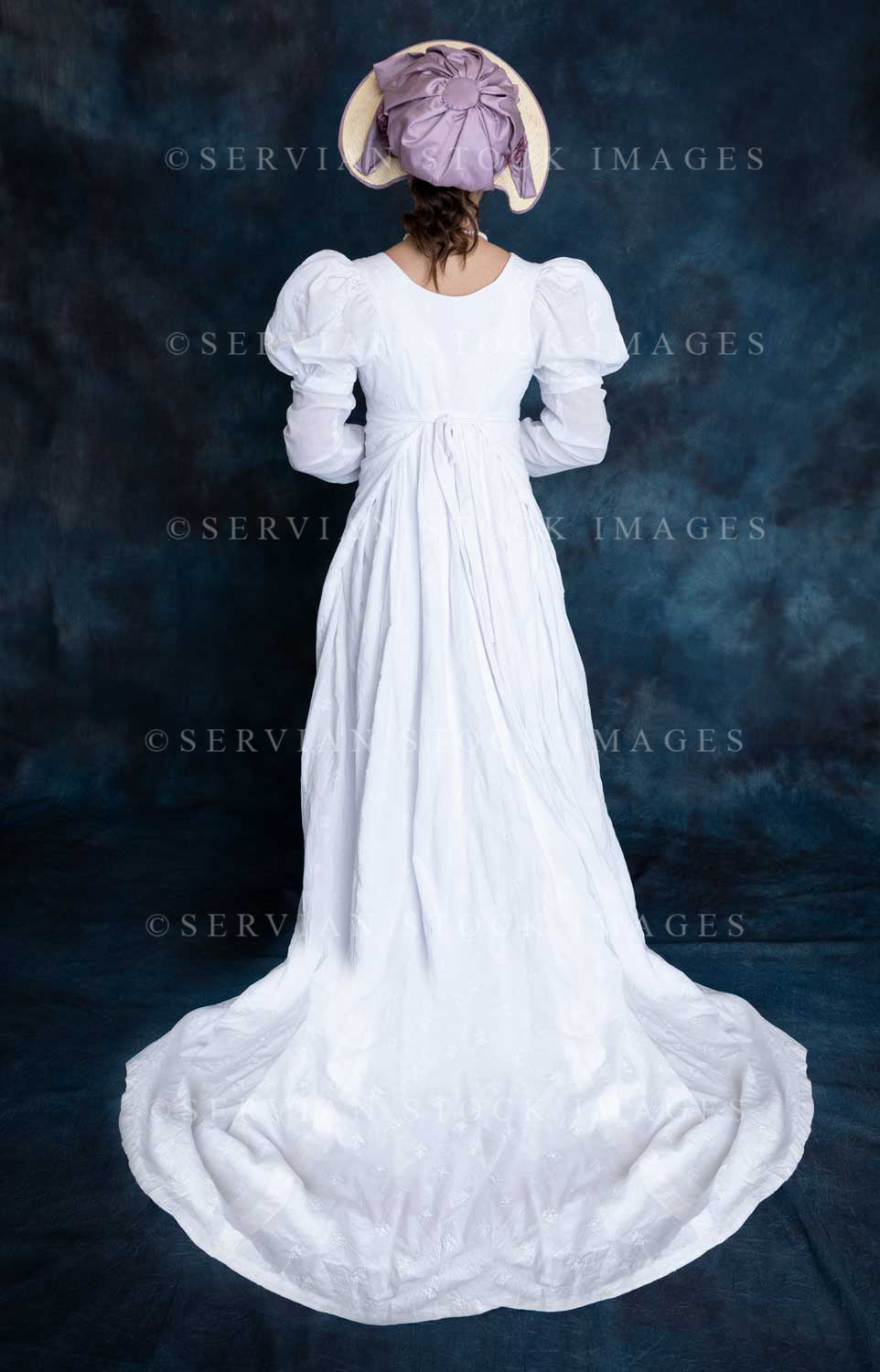 Regency woman in white muslin dress (Daisy 2748)