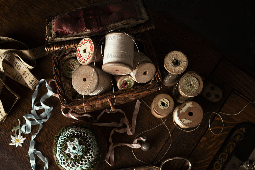Still life -   Vintage sewing scene (KS3006)