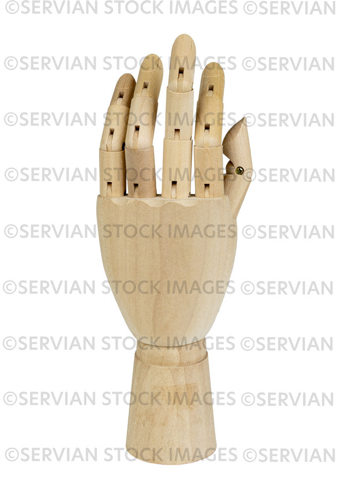 PNG - Wooden artist's hand in various poses - 6 images (KATHY5363/65/67/70/74/79)