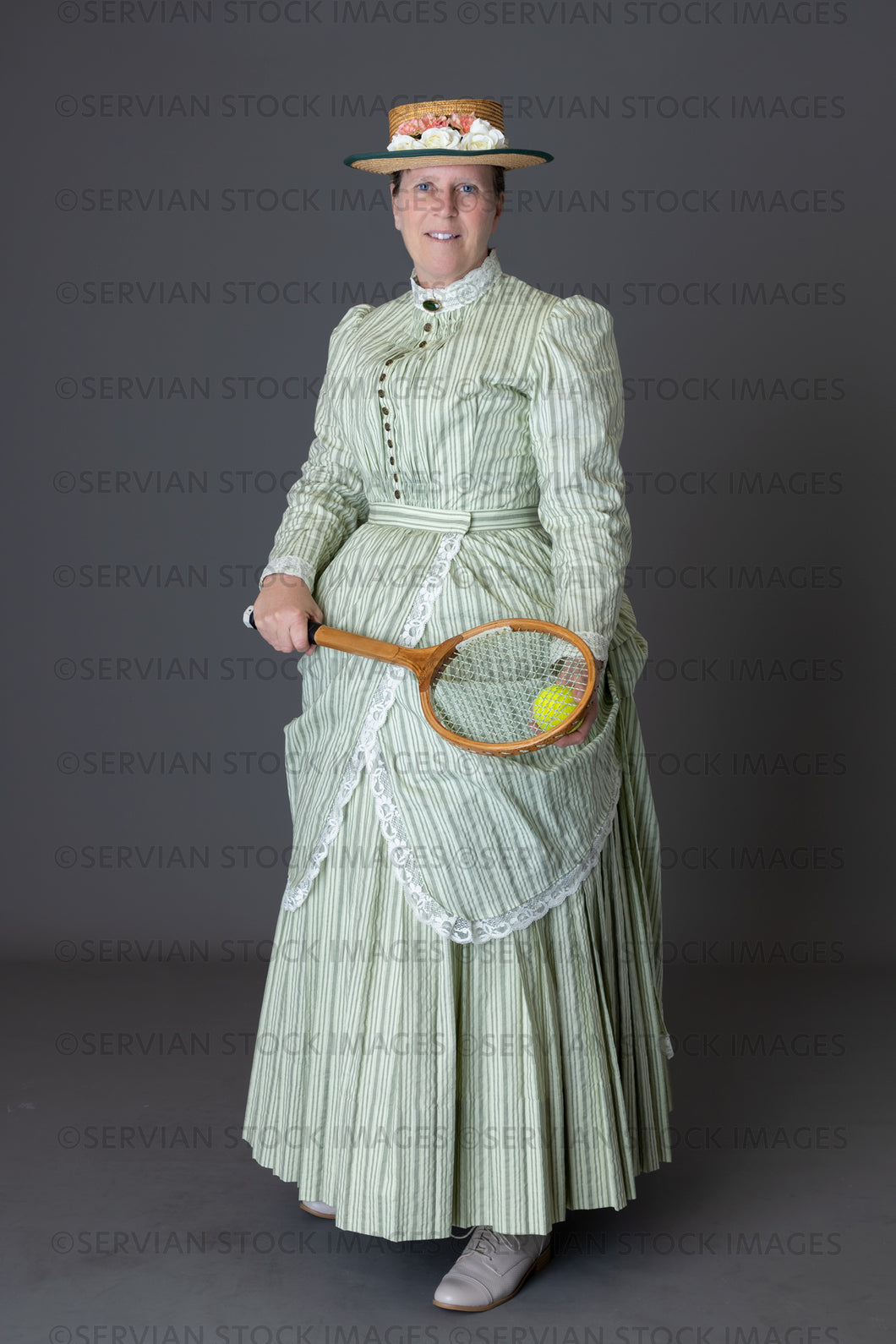 Victorian woman in a tennis ensemble (Tracey 6352)