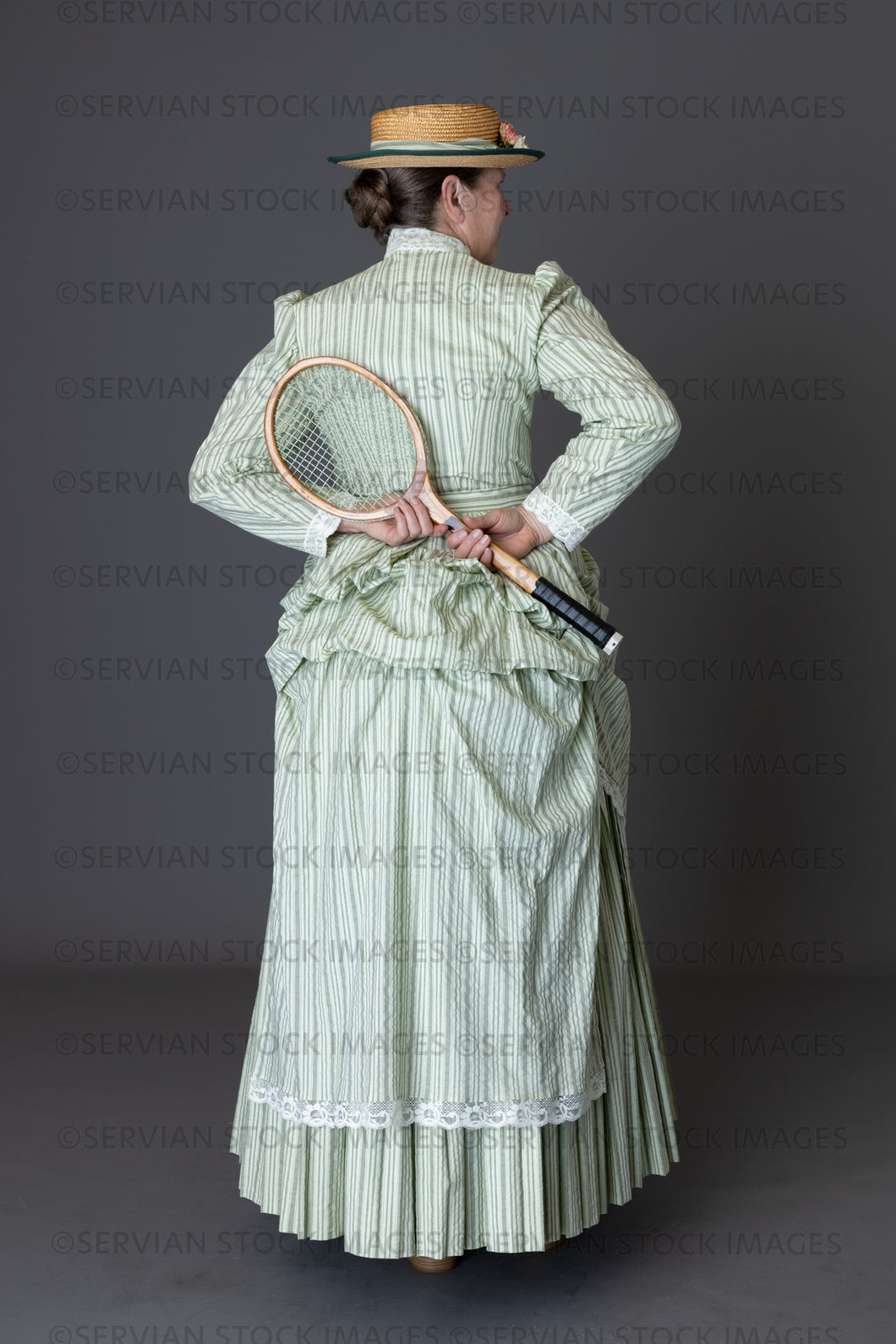 Victorian woman in a tennis ensemble (Tracey 6361)