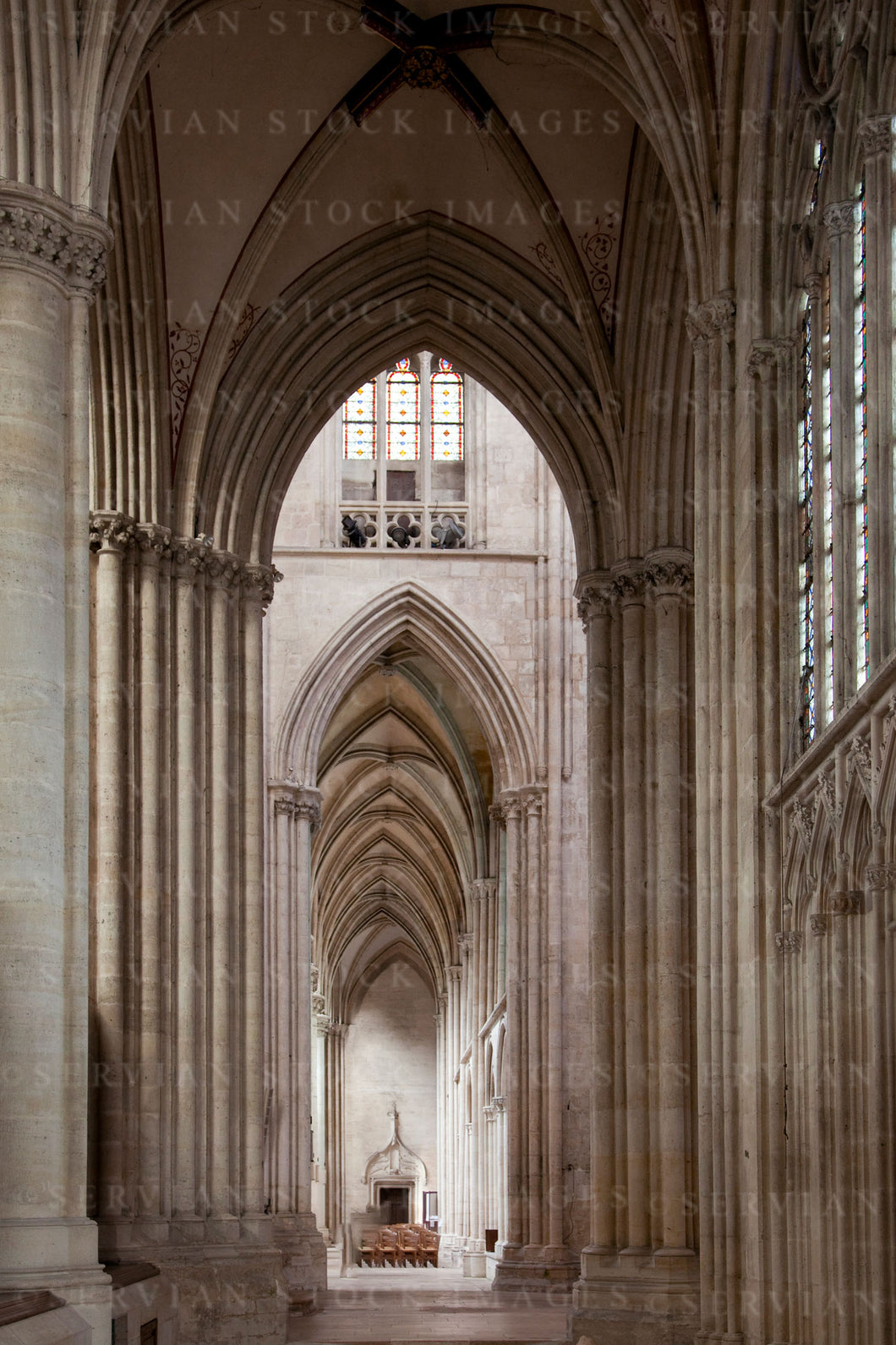 Historical building -  Cathedral interior, France (Nick 5818)