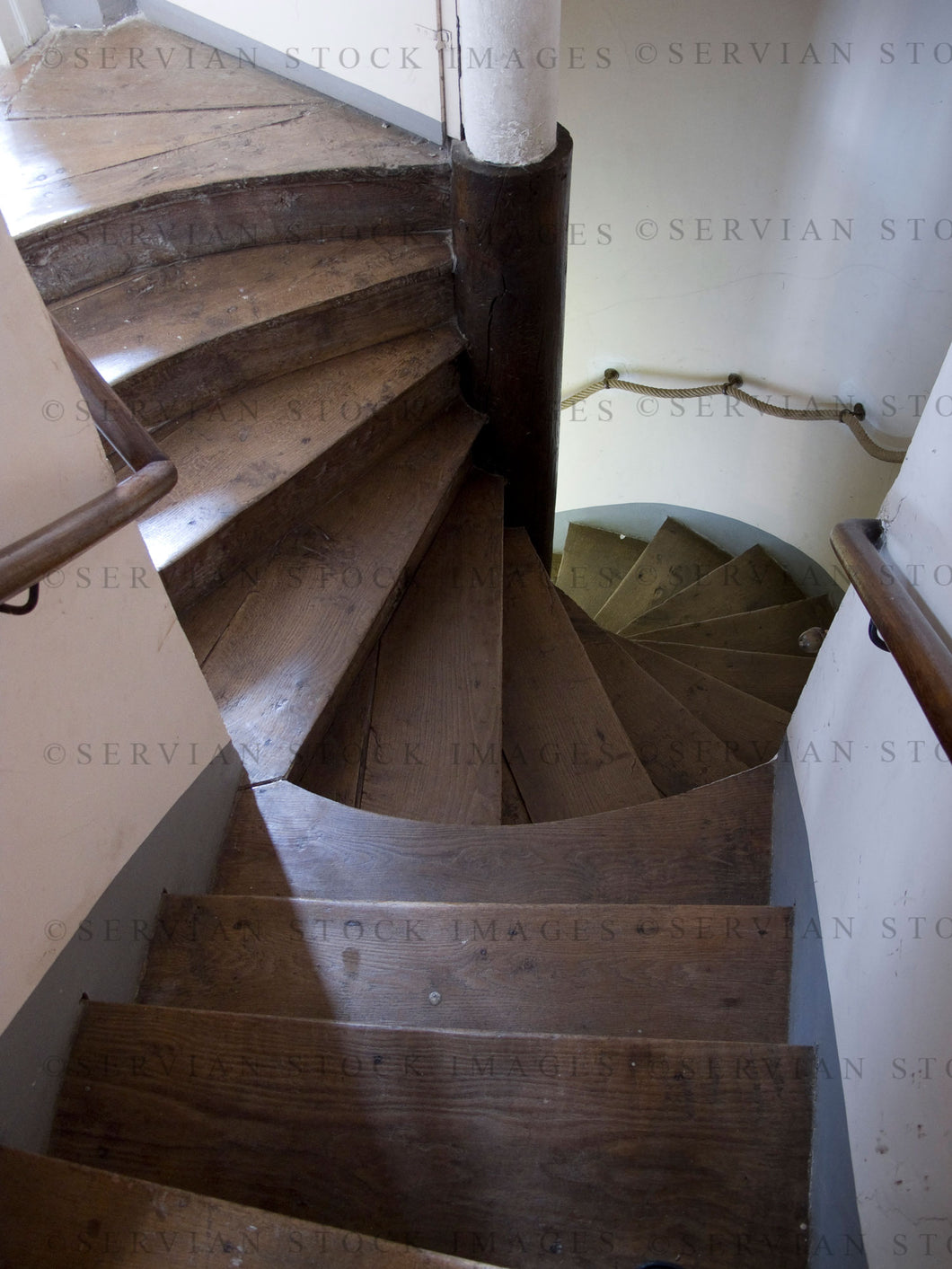 Historical building - Tower staircase, France (Nick 6287)